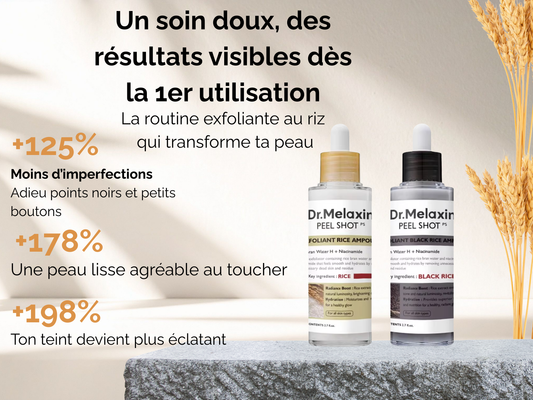 Exfoliant à base de Riz